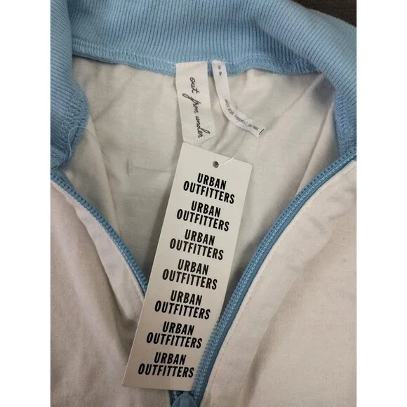 Out From Under Urban Outfitters Samira Bodysuit Top High Neck Zip-Up S 285380 - Picture 9 of 9